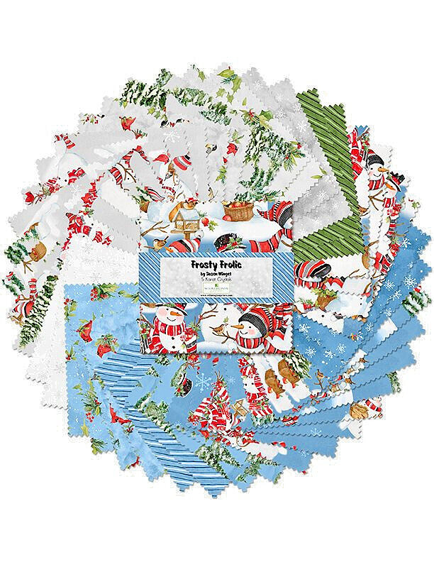 WILMINGTON #508 823 508 “FROSTY FROLICS CHARM PACKS 42 5INCH SQUARES BTCP