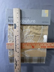 Kravet Couture fabric sample “Weaves / Modern Colors Vol. II” Saffron colorway