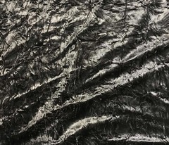Iridescent Copper/ Brown – Stretch Polyester Crushed Velvet Fabric