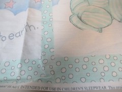 Daisy kingdom “PJ and Friends Quilt” Spring`s Baby Cotton Fabric Panel