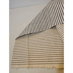 Vintage Antique Blue Stripe Ticking Fabric 33″x4.25 yards Rare HTF