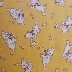 1930s Yellow 6 Piece Fat Quarter Bundle Stash Builder 18×22 Quilting Cotton