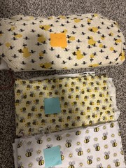joann Fabrics, Super Snuggle, Cotton Fabric Bundle approx 12 yards. Dog, Bee.