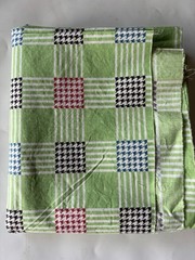 Fabric 34 inch Wide Vintage Check Green 60 X 34 in /1 2/3 Yard Cotton Quilting