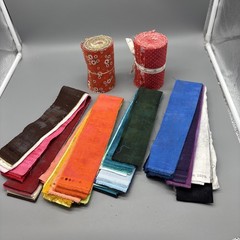 Moda Fabric – Large Lot Of Jelly Roll Assorted Fabric Colors