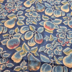 Pear Plum Grape Apple Fruit Cotton Fabric Vintage Classic Cottons 2003 6 Yds