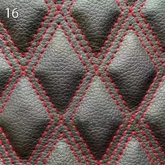 100x158cm Faux Leather Quilted PVC Fabric Car Interior Upholstery Mat