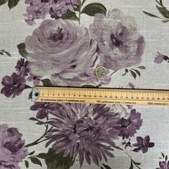 3.5 Metres iLiv Amelie Mulberry Linen Fabric Curtain Cushion Upholstery Craft