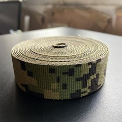 1 Meter AOR1 AOR2 Camouflage Webbing Non-elastic Edging Strips 2.5cm Width
