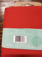 2-Waverly 100% Cotton 36” x 44” 1 Yard Pre-cut Fabric Red NEW Sewing Quilting