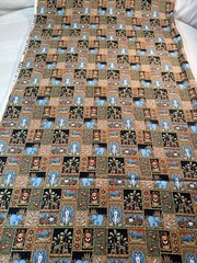 Fabric -RARE VTG Safari Jungle Animals Collage Northcott Studio Sold BTY x 43” W