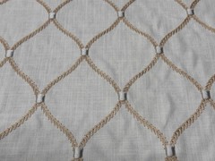 Stout-Unkown color cream with tan-1 yrd