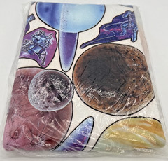 Vintage Uncut Solar System Felt Story Board Fabric The Storyteller See Touch