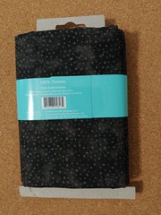 Waverly Inspirations Fabric (1) Yard Pre-Cut. Cotton Black Gray Norway Dots NEW