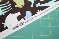 [FAT QUARTER] 100% COTTON Baby Gender Neutral KID Cute ZOO Animals Child MILLER