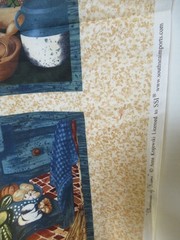 “MEMORIES OF HOME” Anna Krajewski for SSI Cotton (6) Blocks Panel 23″ x 44″