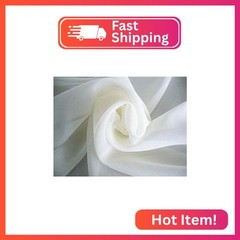 Sedona Designz 120″ Wide x 5 Yards Roll – Sheer Voile Chiffon Fabric – Perfect f
