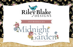 Midnight Garden 12545M Dusty Blue Riley Blake