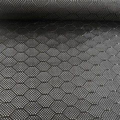 3K 240g Football Honeycomb Hexagonal Pattern Carbon Fiber Cloth 50cmx100cm