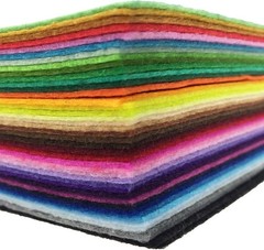 Versatile 42-Color Felt Sheets: Machine Washable 8×12” Crafting Essentials