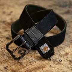 Casual Rugged Duck Canvas Belts, Available in Multiple 36 Carhartt Brown