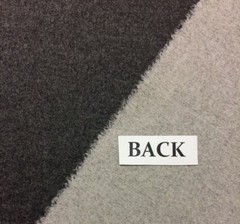 HBF TEXTILES 100% WOOL SOLID CHARCOAL GRAY MULTIPURPOSE FABRIC BY YARD 58″W