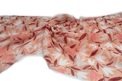 Chiffon tessuto stampato, Modello numero 4, 50 x 150 cm