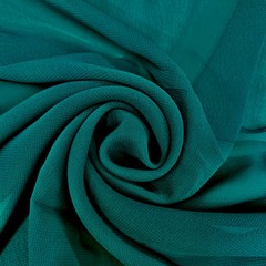 Danielle DARK TEAL Polyester Hi-Multi Chiffon Fabric by the Yard – 10075