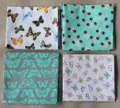 25 Fat Quarters, Assorted Novelty Patterns, Multicolor 18″x21″ Cotton Fabric #5