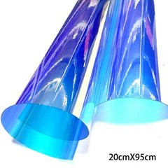 1pc Clear Transparent PVC Holographic DIY Craft Multicolor Fabric Vinyl Film New