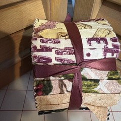 Jelly Roll 2.5 X 42” Beige Black Wine Fabric
