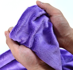 Purple Super Soft Minky Fabric by the Yard, 36″X60″ | Short Pile Smooth Plush Ma