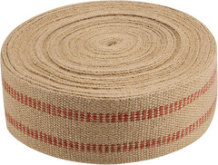 KEILEOHO 3.5 Inches X 33 Yards Upholstery/Craft Jute Webbing, Natural Chair Webb