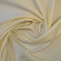 HEAVY RICH LUSTROUS MICROFIBER DUCHESSE SATIN ELEGANT CREAM 5 yds