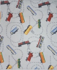 Lionel Train Fabric 2 yards x 44 inches