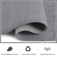 Car Ceiling Fabric Replacement – Pure Gray Headliner with Foam Backing 24Sqft
