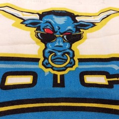 Blue WWF Logos Stone Cold Steve Austin The Rock Dwayne Johnson Cranston Cotton