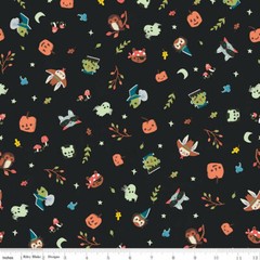 Riley Blake Tiny Treaters Fabric ~ Halloween Fat Quarter Bundle or Layer Cake