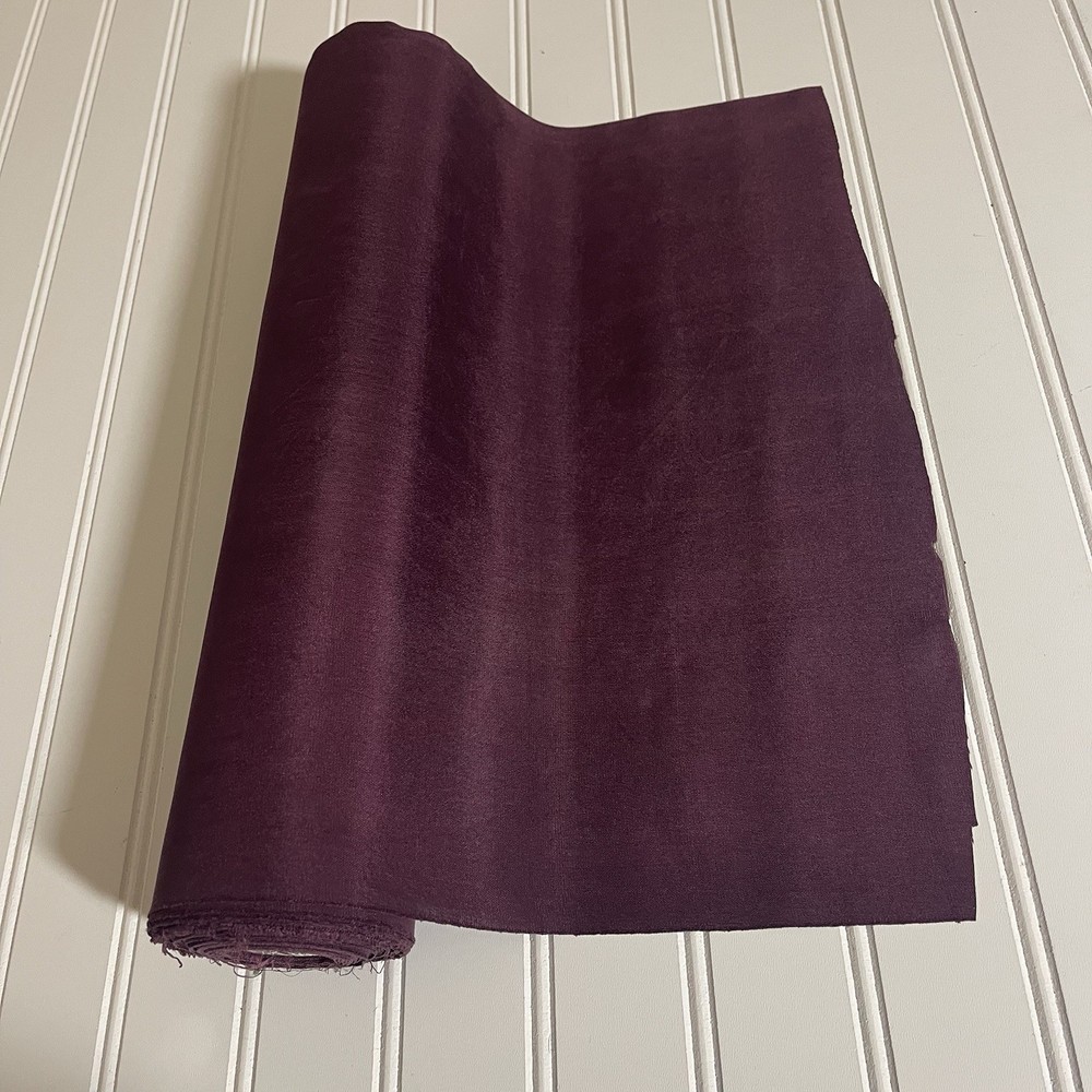 SILK Purple Redish FABRIC 10 Yards x 14.5 Inches Wide or 360 Inches x 14.5 Wide