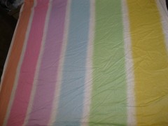 VINTAGE Clarence House JAY YANG Design OMBRE Pastel Rainbow FABRIC 8+ Yards ALL