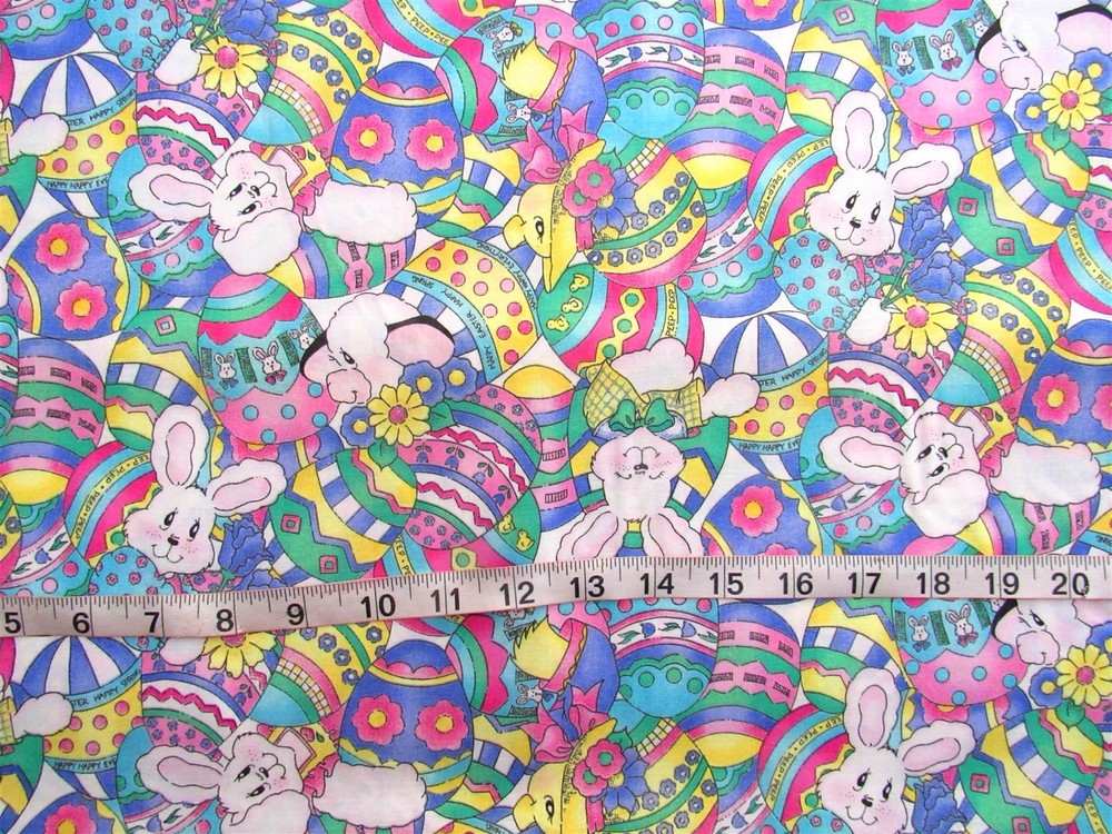1 yd Cotton Easter “Spring Fling” by Laurie Campbell for Jelly Bean Junction