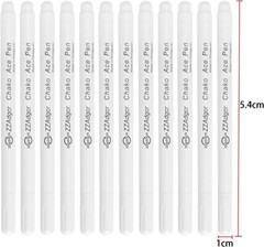 12Pcs White Color Heat Erasable Fabric 1 Count (Pack of 12), 12Pcs,