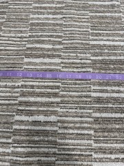 Jane Clayton striped boucle Upholstery Fabric remnant 27″ WHS 3406