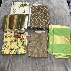 Outdoor Upholstery Fabric Lot Tommy Bahama Williamsburg Walfab Stripes Prints