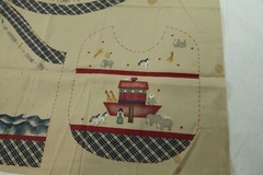 FLAWS Country Noah Headboard Daisy Kingdom Fabric 44″ X 36″ Cut Sew + 1Y Plaid