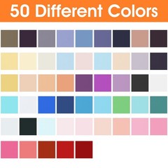 100 PCS 4×4 In Precut Solid Color Cotton Fabric Squares Quilt Scraps Mat