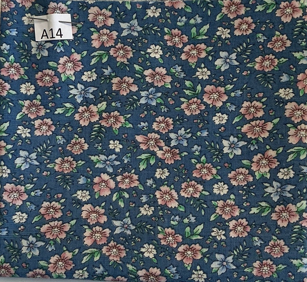 Vintage Fat Eighths, Pinks and Blues, Your Choice (9” x 21”)