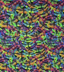 FAT QUARTER FABRIC DRAGONFLIES COLORFUL DRAGONFLY SUMMER INSECTS 100% COTTON FQ