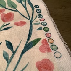 Fabric INDOOR/OUTDOOR Sewing Yardage 1 2/3 YDS TROPICAL Summer 1 DAY S/H 54″