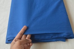 100%Cotton Royal Blue Solid Plain Fabric 3 Yard NO TARRIF CHARGES 100%✅ ZK_76